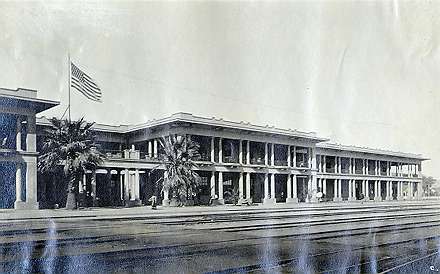 Fred Harvey Collection Exhibit El Garces Hotel Exterior 3 8 The Hotel El Garces Exterior Needles California
